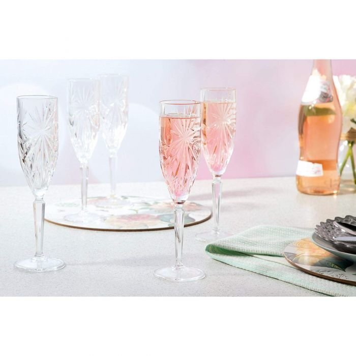 Šampanjapokaalid RCR Oasis Crystal 6 tk hind ja info | Klaasid, tassid ja kannud | kaup24.ee