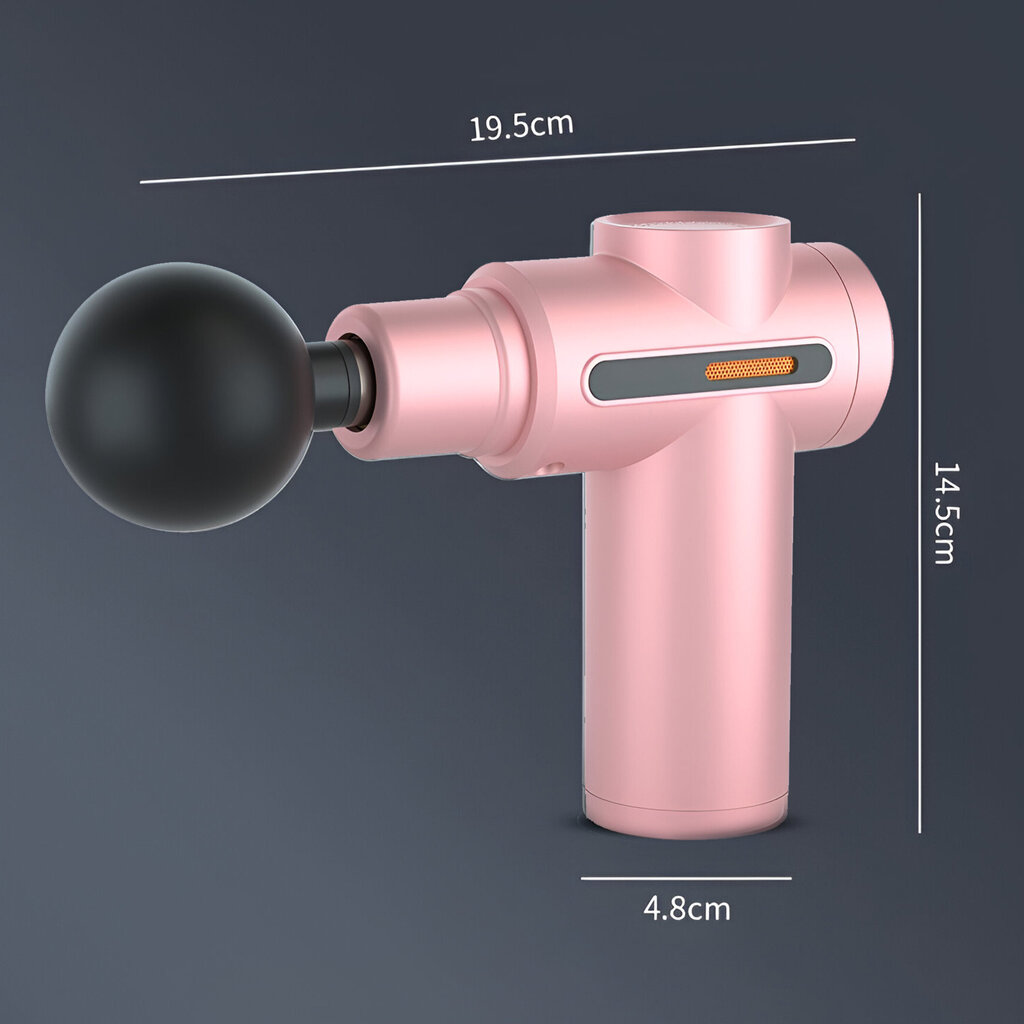 Juhtmeta massaažilöögipüstol; 6 otsaga lihasmasseerija; Massaažipüstol; Massage gun LIVMAN BX-750-H hind ja info | Massaažiseadmed | kaup24.ee