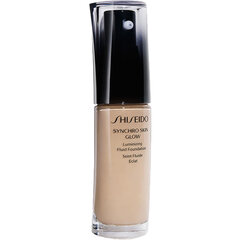 Jumestuskreem Shiseido Synchro Skin Glow Luminizing Fluid SPF 20 30 ml цена и информация | Пудры, базы под макияж | kaup24.ee