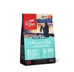 Orijen Small Breed Marine Fish teraviljavaba kuivtoit väikest tõugu koertele, 1,8 kg hind ja info | Kuivtoit koertele | kaup24.ee