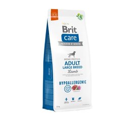 Brit Care Hypoallergenic Adult Large Breed Lamb hüpoallergeenne kuivtoit suurt tõugu koertele, 12 kg hind ja info | Kuivtoit koertele | kaup24.ee