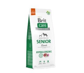 Brit Care Hypoallergenic Senior Lamb гипоаллергенный сухой корм для пожилых собак., 12 кг цена и информация | Сухой корм для собак | kaup24.ee