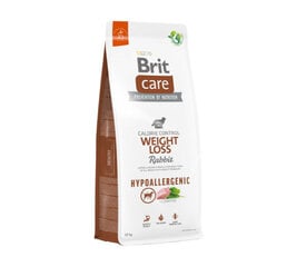 Brit Care Hypoallergenic Weight Loss Rabbit hüpoallergeenne kuivtoit ülekaalulistele koertele, 12 kg hind ja info | Kuivtoit koertele | kaup24.ee