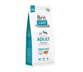 Brit Care Grain-free Adult Salmon teraviljavaba kuivtoit koertele, 12 kg hind ja info | Kuivtoit koertele | kaup24.ee