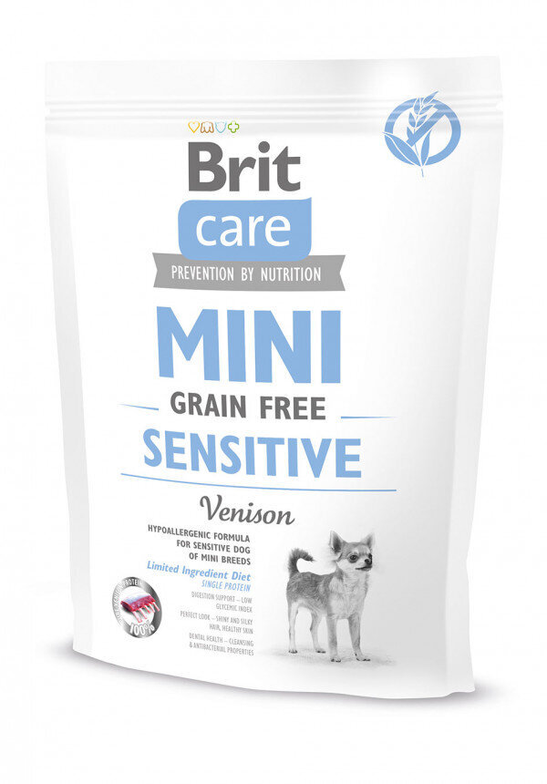 Brit Care Mini Sensitive hüpoallergeenne kuivtoit väikeste tõugude tundlikele koertele, 2 kg цена и информация | Kuivtoit koertele | kaup24.ee