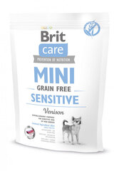 Brit Care Mini Sensitive гипоаллергенный, беззерновой сухой корм для чувствительных собак мелких пород, 7 кг цена и информация | Сухой корм для собак | kaup24.ee