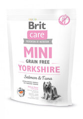 Brit Care Mini Yorkshire hüpoallergeenne kuivtoit Yorkshire terjeritele, 0,4 kg hind ja info | Kuivtoit koertele | kaup24.ee