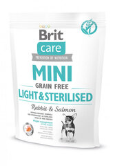 Brit Care Mini Light&Sterilised сухой корм для собак с избыточным весом и стерилизованных, 2 кг цена и информация | Сухой корм для собак | kaup24.ee