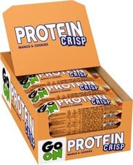 Valgubatoon Go On Protein Crisp Mango&Cookies, 24 x 45 g hind ja info | Batoonid | kaup24.ee