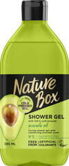 Dušigeel avokaadoõliga NATURE BOX Avocado 385 ml цена и информация | Масла, гели для душа | kaup24.ee