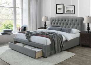 Кровать Halmar Avanti, 160 х 200 см, серая цена и информация | Кровати | kaup24.ee