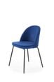 Комплект из 2-х стульев Halmar K314, синий / черный