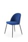 2-tooli komplekt K314, sinine/must цена и информация | Söögilaua toolid, köögitoolid | kaup24.ee