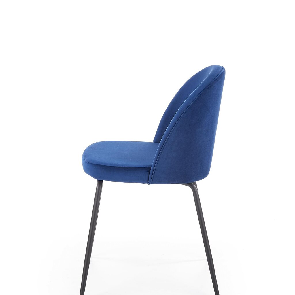2-tooli komplekt K314, sinine/must hind ja info | Söögilaua toolid, köögitoolid | kaup24.ee