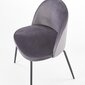 2-tooli komplekt K314, hall/must цена и информация | Söögilaua toolid, köögitoolid | kaup24.ee