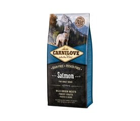 Carnilove Salmon for Adult teraviljavaba kuivtoit koertele, 12 kg hind ja info | Kuivtoit koertele | kaup24.ee