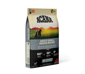 Acana Adult Small Breedбеззерновой сухой корм для собак мелких пород, 6 кг цена и информация | Сухой корм для собак | kaup24.ee