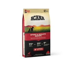 Acana Sport&Agility kuivtoit aktiivsetele koertele, 11,4 kg hind ja info | Kuivtoit koertele | kaup24.ee