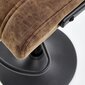 2-baaritooli komplekt H88, pruun/must цена и информация | Söögilaua toolid, köögitoolid | kaup24.ee