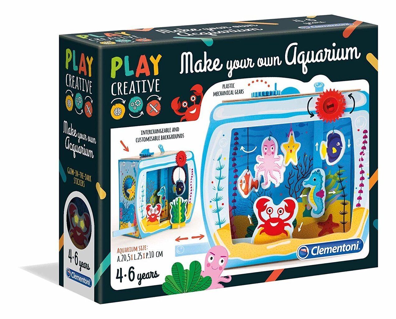 Loominguline komplekt "Akvaarium" Clementoni, 15272 цена и информация | Arendavad mänguasjad | kaup24.ee
