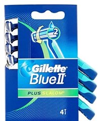 Gillette, Blue II, 4 tk, Meeste Raseerimisnõud hind ja info | Raseerimisvahendid | kaup24.ee