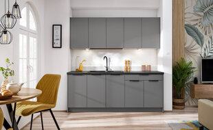 Novo ülemine köögikapp 30 cm, matt hall hind ja info | Köögikapid | kaup24.ee