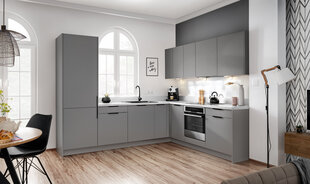 Novo ülanurga köögikapp 65 cm, matt hall hind ja info | Köögikapid | kaup24.ee