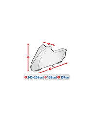 Мотоциклетный чехол размера XL, длина 240-265см. цена и информация | Мотоаксессуары | kaup24.ee