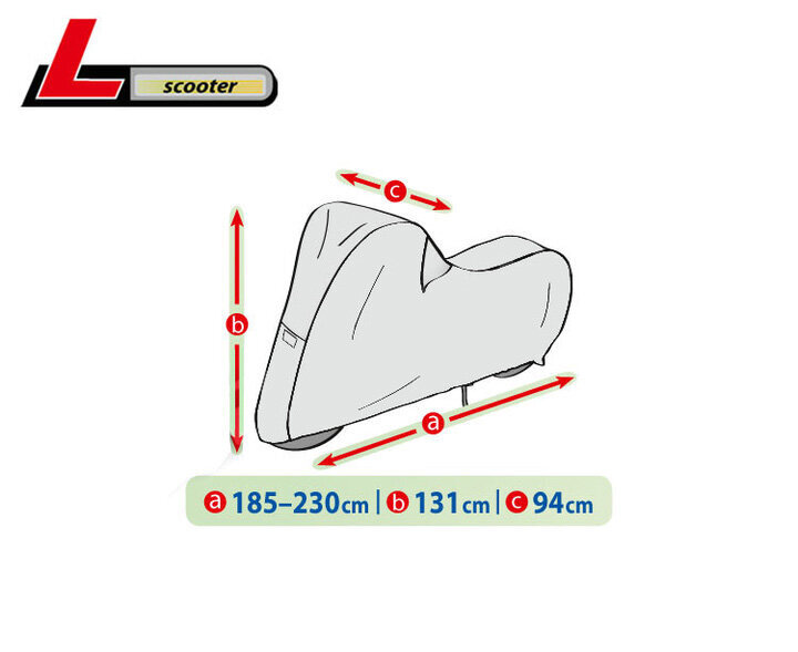 Rolleri kate L suurus, pikkus 185-230cm hind ja info | Moto aksessuaarid | kaup24.ee