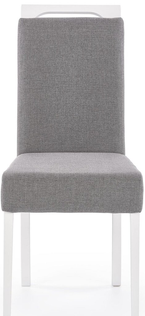 2-tooli komplekt Clarion, hall/valge hind ja info | Söögilaua toolid, köögitoolid | kaup24.ee