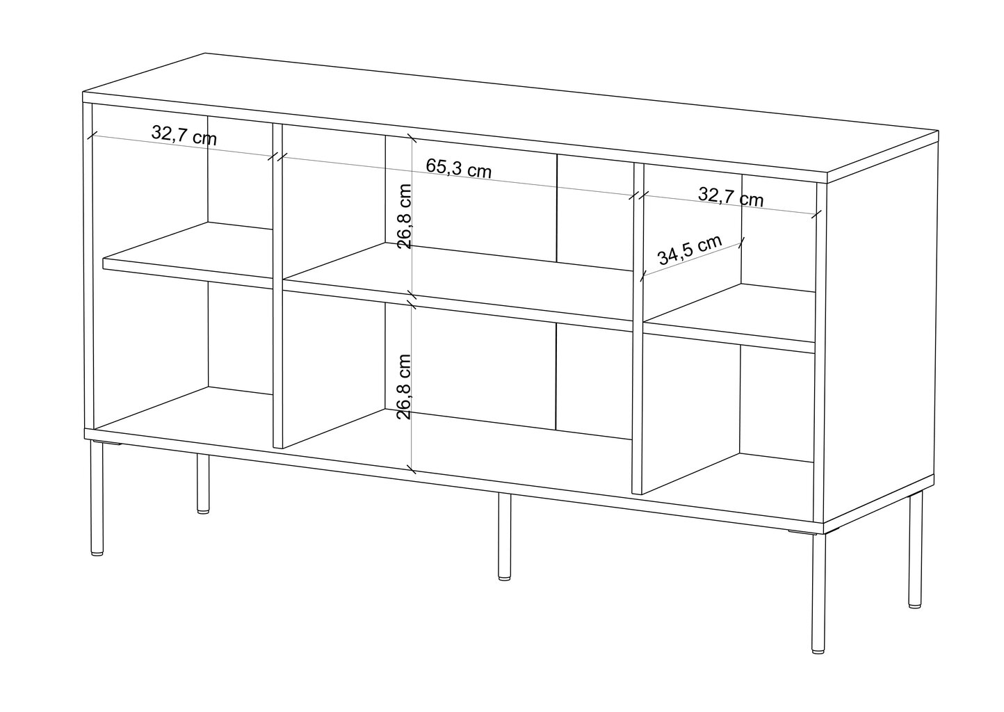 Kummut Skandica MERLIN, 138 cm, roheline, kuldsete detailidega цена и информация | Kummutid | kaup24.ee