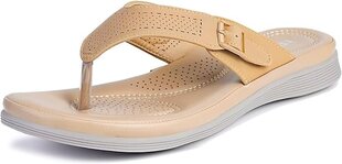 Gaatpot Flip-Flops - Mugavus Ja Stiil Naistele, Suurus 40, Khaki Värvi hind ja info | Naiste plätud ja sussid | kaup24.ee