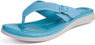 Gaatpot Flip Flops Elegantsed Mugavus Kerged Libisemisvastased Sinised 42 hind ja info | Naiste plätud ja sussid | kaup24.ee