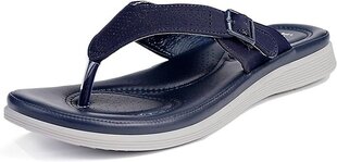 Gaatpot Шлепанцы Elegance Comfort Lightweight Anti-Slip Navy Blue 42 цена и информация | Шлепанцы, тапочки для женщин | kaup24.ee