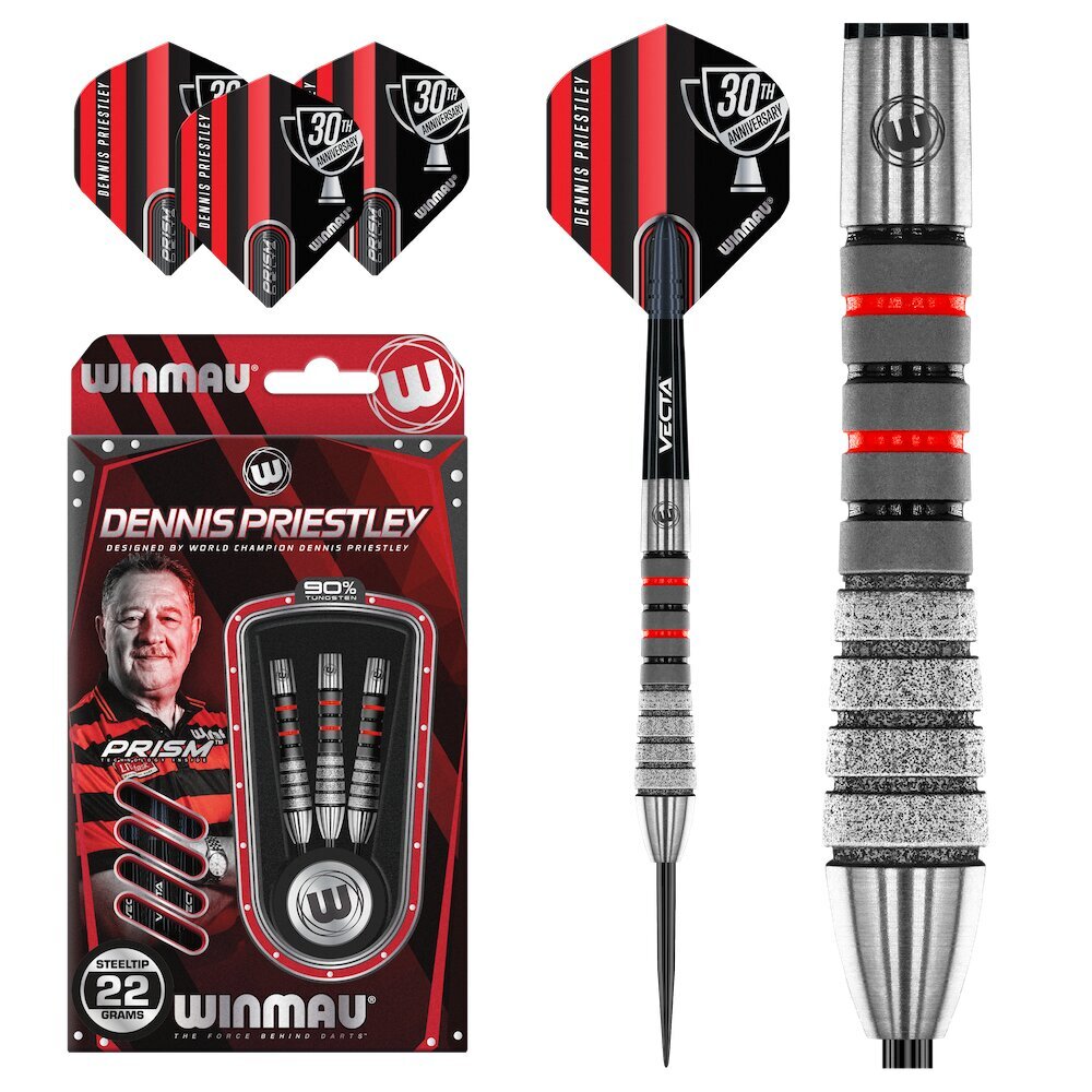 Noolemäng Winmau Dennis Priestley Diamond 3-Zero, 22 g, erinevad värvid. hind ja info | Noolemängud | kaup24.ee