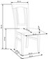 2-tooli komplekt Konrad, tamm/hall hind ja info | Söögilaua toolid, köögitoolid | kaup24.ee