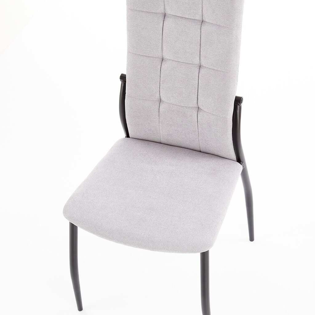 4 tooli komplekt K334, hall/must hind ja info | Söögitoolid, baaritoolid | kaup24.ee
