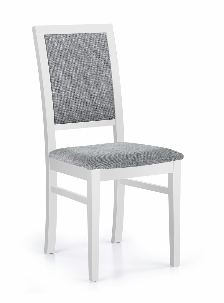 2-tooli komplekt Sylwek 1, hall/valge цена и информация | Söögilaua toolid, köögitoolid | kaup24.ee