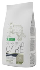 Kuivtoit Nature's Protection Superior Care Black Coat Dog Adult All Breed musta karvaga koertele, 1.5kg цена и информация | Сухой корм для собак | kaup24.ee