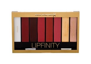 Палетка губных помад Max Factor Lipfinity Designer 12 g, 04 Reds цена и информация | Помады, бальзамы, блеск для губ | kaup24.ee