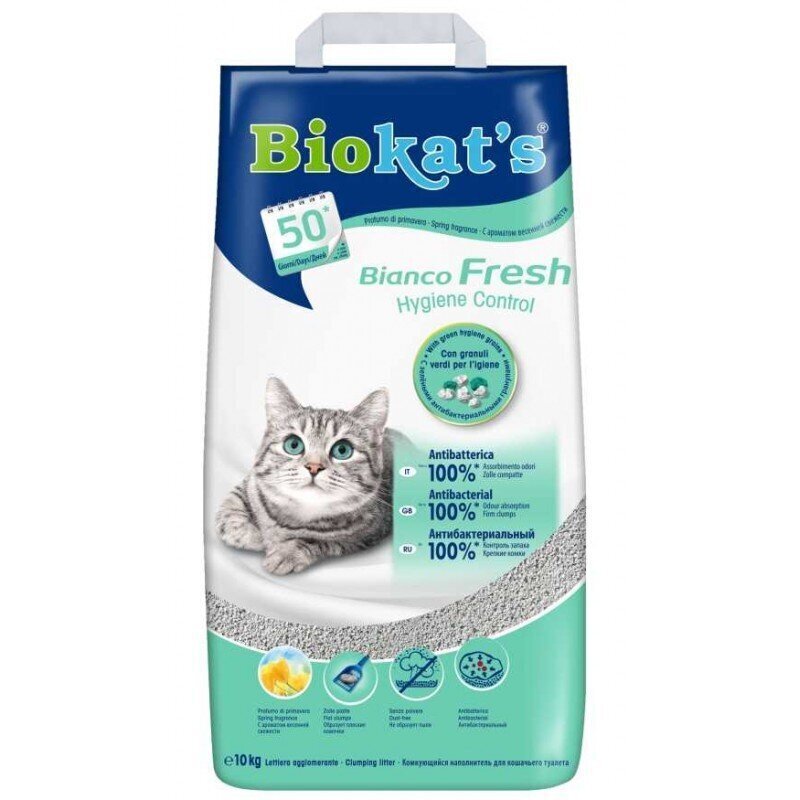 Biokat's kassiliiv Bianco Fresh Hygienic, 10 kg hind ja info | Kassiliiv | kaup24.ee