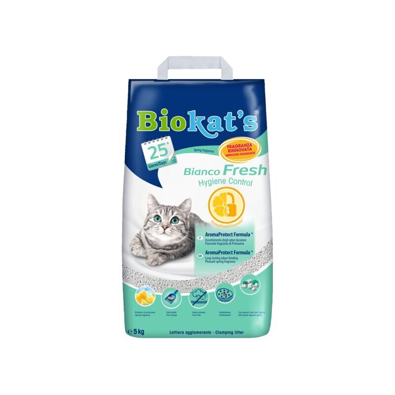 Biokat's kassiliiv Bianco Fresh Hygienic, 5 kg цена и информация | Kassiliiv | kaup24.ee