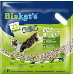Biokat's подстилка для котов ECO LIGHT, 5 Л цена и информация | Наполнители для туалета | kaup24.ee