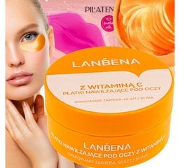 "Lanbena" silmageelipadjad 60 tk. + geelmask huultele Pilaten hind ja info | Näomaskid, silmamaskid | kaup24.ee