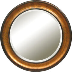 Зеркало Carpi, 92x92 см, золото / коричневый цена и информация | Подвесные зеркала | kaup24.ee