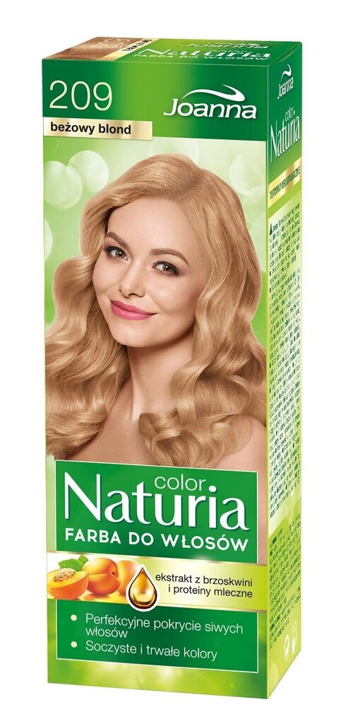 Juuksevärv Joanna Naturia Color, 209 Liiva blond hind ja info | Juuksevärvid | kaup24.ee