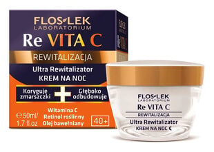 Öökreem Floslek Re Vita C 40+ 50 ml hind ja info | Näokreemid | kaup24.ee