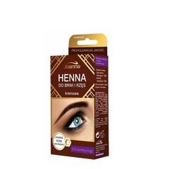 Kulmu- ja ripsmevärv Joanna Henna 15 ml, 3.0 Dark Brown цена и информация | Карандаши, краска для бровей | kaup24.ee