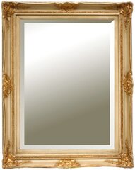 Peegel Rovigo, 98x78 cm, pruun/hall hind ja info | Peeglid | kaup24.ee