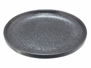 HTI keraamiline taldrik Black & Dots, 18 cm hind ja info | Lauanõud ja kööginõud | kaup24.ee